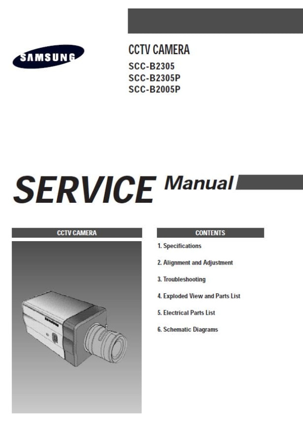 SCC-B2305, SCC-B2305P, SCC-B2005P